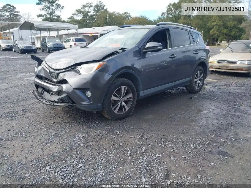 JTMRFREV7JJ193581 2018 Toyota Rav4 Xle