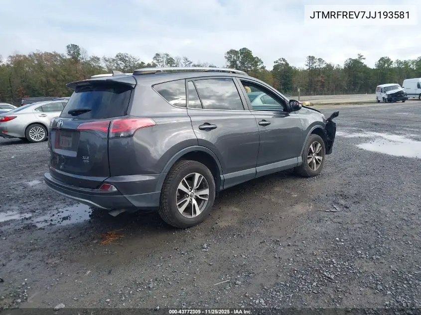 JTMRFREV7JJ193581 2018 Toyota Rav4 Xle