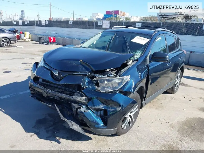 JTMZFREV2JJ169625 2018 Toyota Rav4 Le