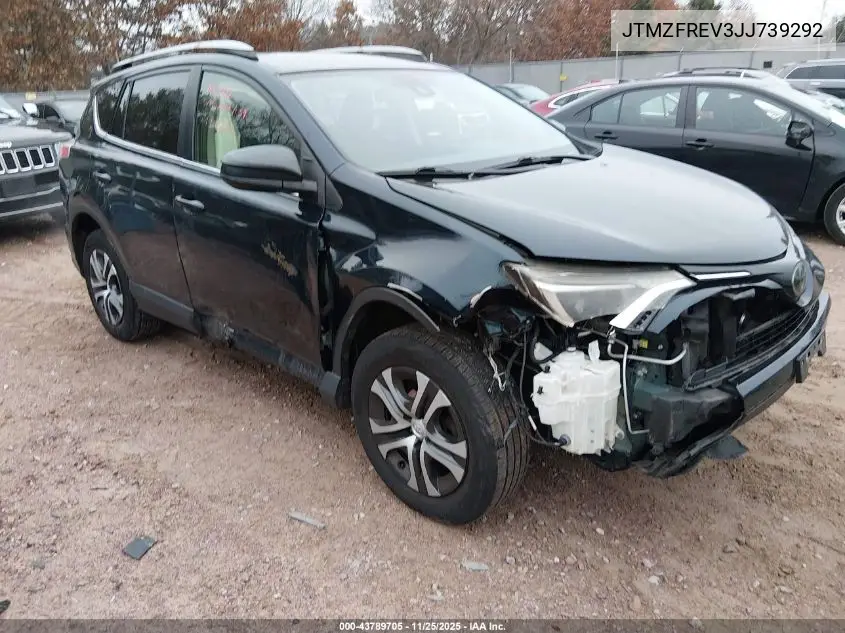 JTMZFREV3JJ739292 2018 Toyota Rav4 Le