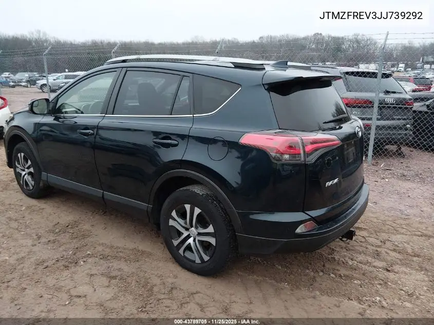 JTMZFREV3JJ739292 2018 Toyota Rav4 Le