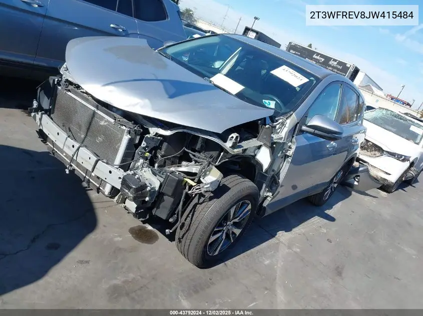 2T3WFREV8JW415484 2018 Toyota Rav4 Xle