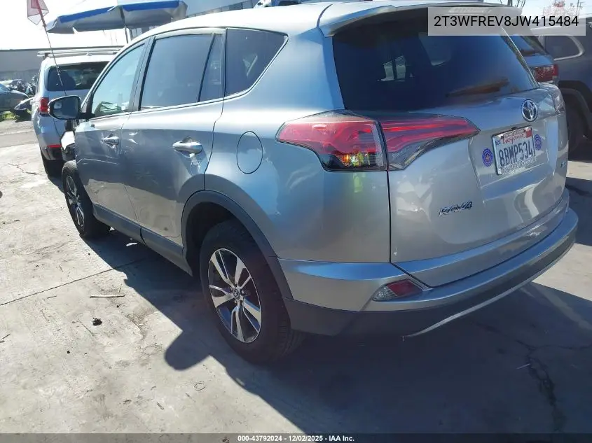 2T3WFREV8JW415484 2018 Toyota Rav4 Xle