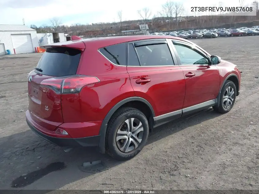 2T3BFREV9JW857608 2018 Toyota Rav4 Le