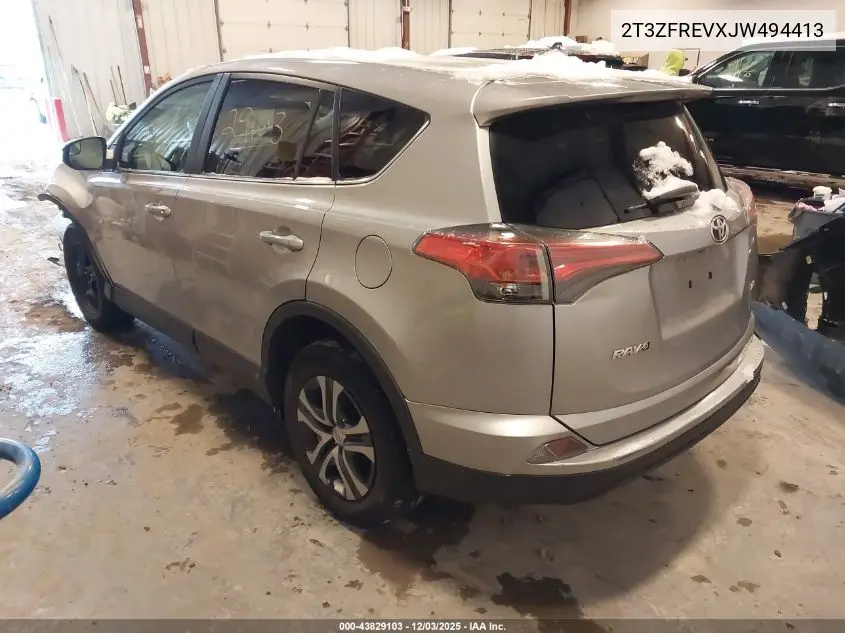 2T3ZFREVXJW494413 2018 Toyota Rav4 Le