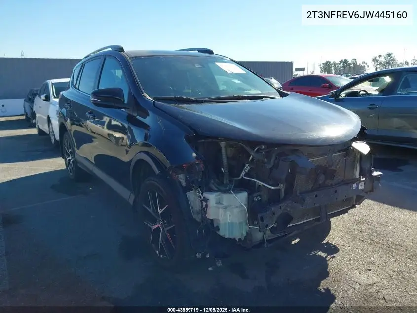 2T3NFREV6JW445160 2018 Toyota Rav4 Se