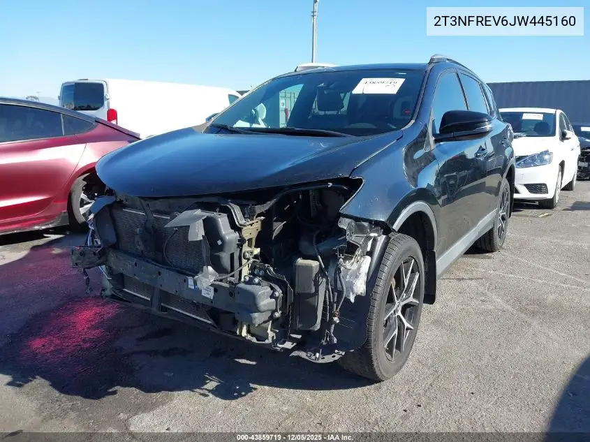 2T3NFREV6JW445160 2018 Toyota Rav4 Se