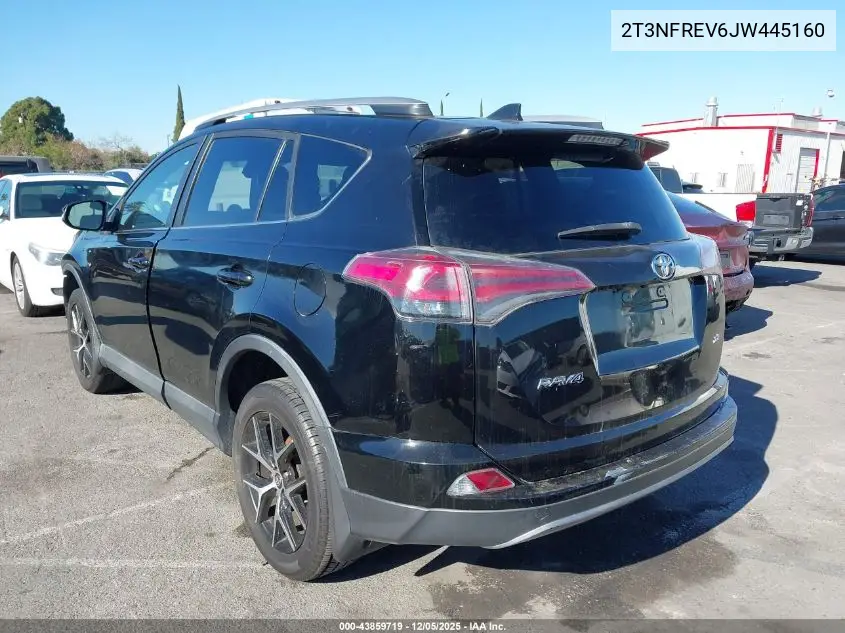 2T3NFREV6JW445160 2018 Toyota Rav4 Se