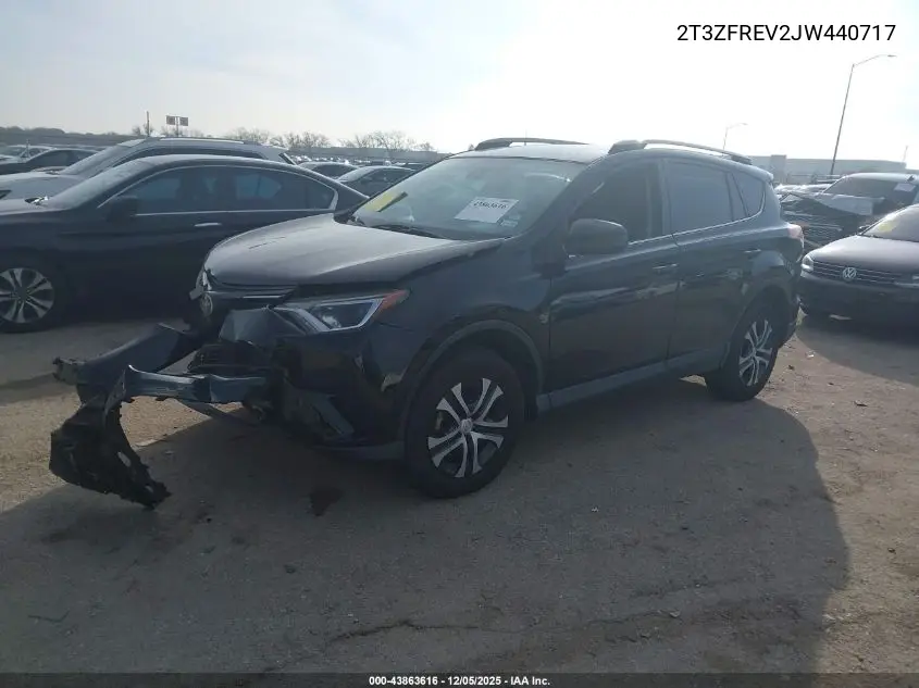 2T3ZFREV2JW440717 2018 Toyota Rav4 Le