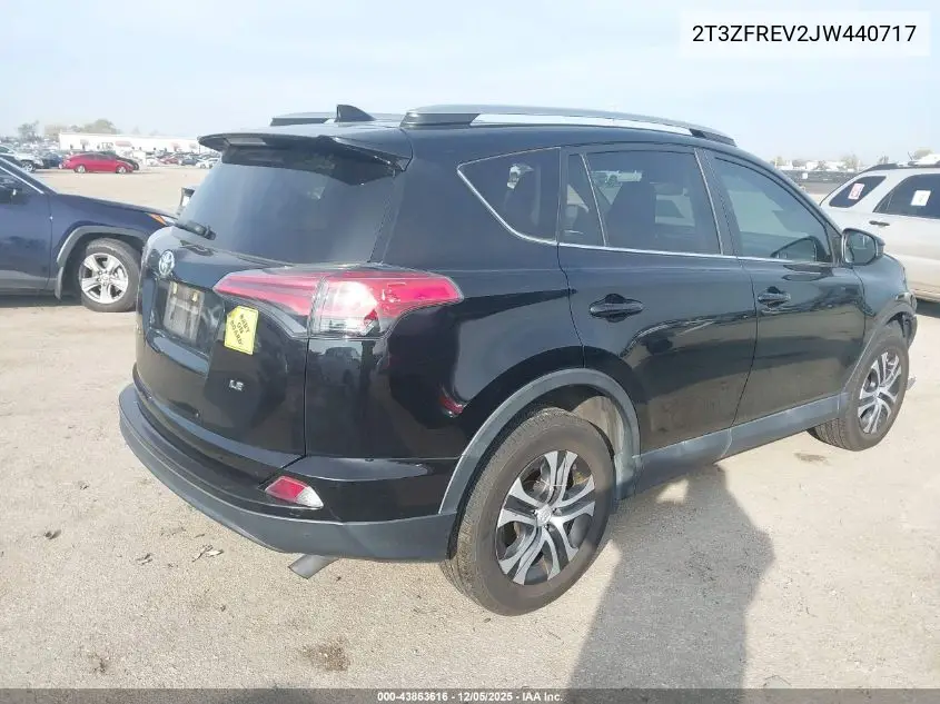 2T3ZFREV2JW440717 2018 Toyota Rav4 Le