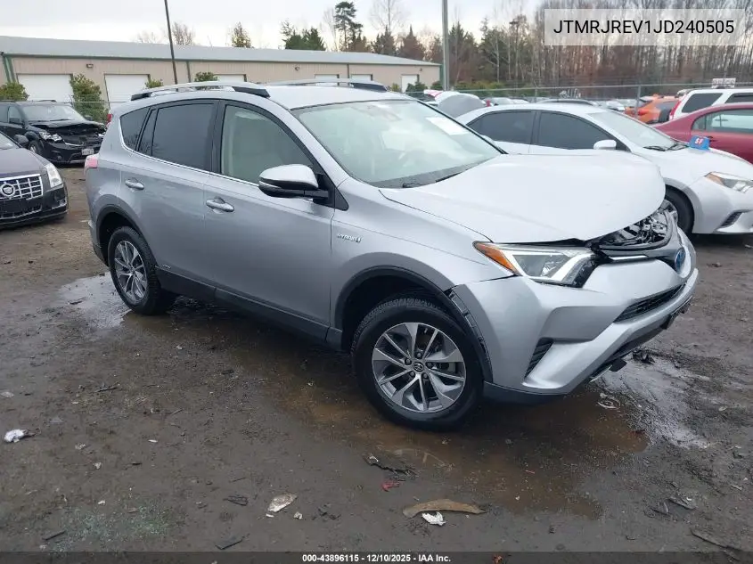 JTMRJREV1JD240505 2018 Toyota Rav4 Hybrid Le