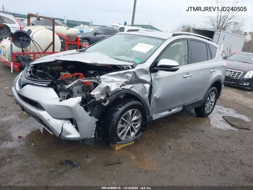 JTMRJREV1JD240505 2018 Toyota Rav4 Hybrid Le