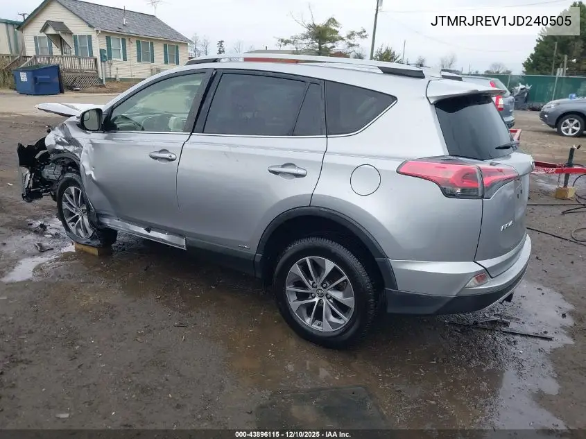 JTMRJREV1JD240505 2018 Toyota Rav4 Hybrid Le