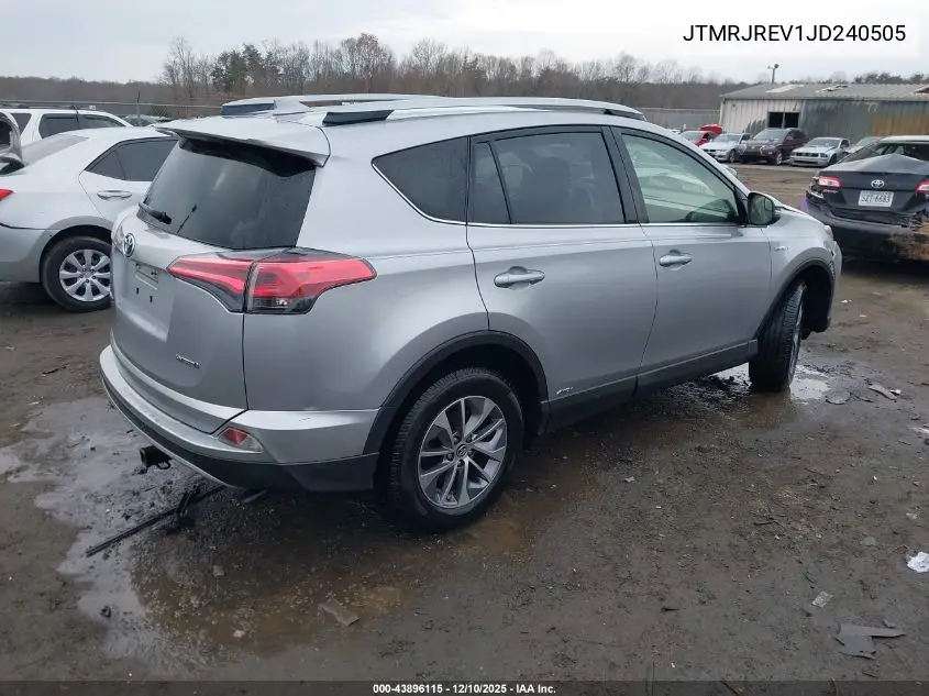JTMRJREV1JD240505 2018 Toyota Rav4 Hybrid Le