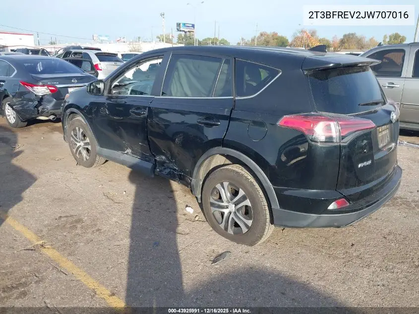 2T3BFREV2JW707016 2018 Toyota Rav4 Le