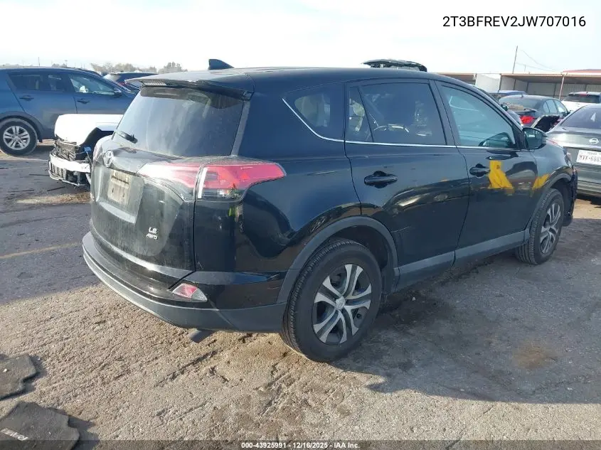 2T3BFREV2JW707016 2018 Toyota Rav4 Le