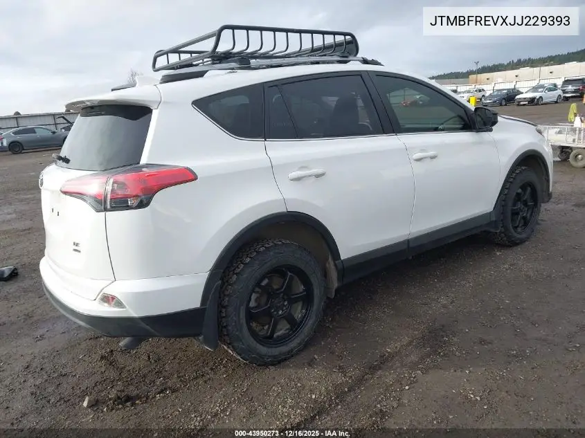 JTMBFREVXJJ229393 2018 Toyota Rav4 Le