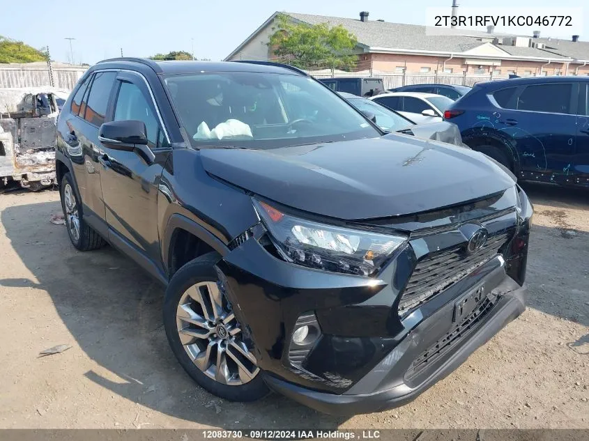 2019 Toyota Rav4 VIN: 2T3R1RFV1KC046772 Lot: 12083730