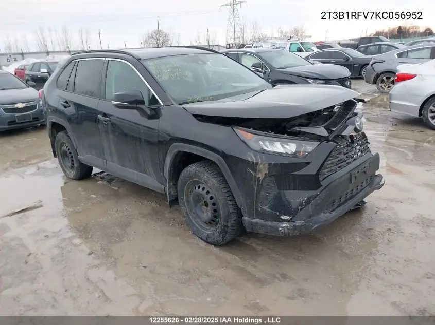 2T3B1RFV7KC056952 2019 Toyota Rav4 Le