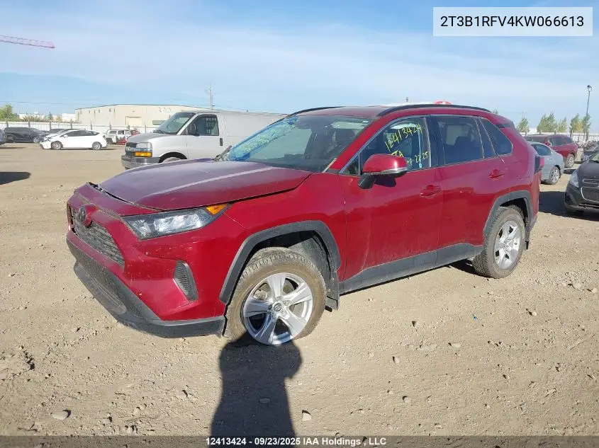2T3B1RFV4KW066613 2019 Toyota Rav4 Le