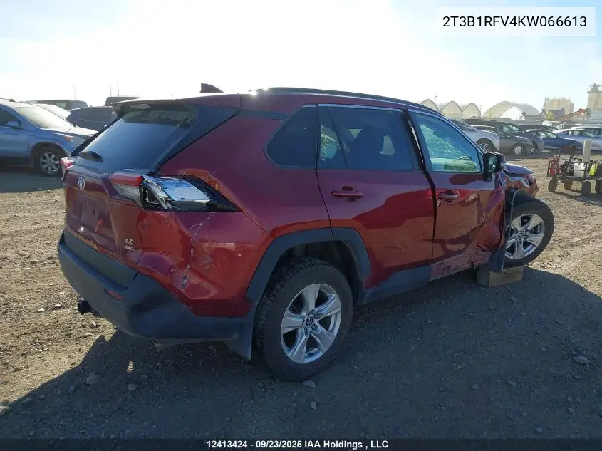 2T3B1RFV4KW066613 2019 Toyota Rav4 Le