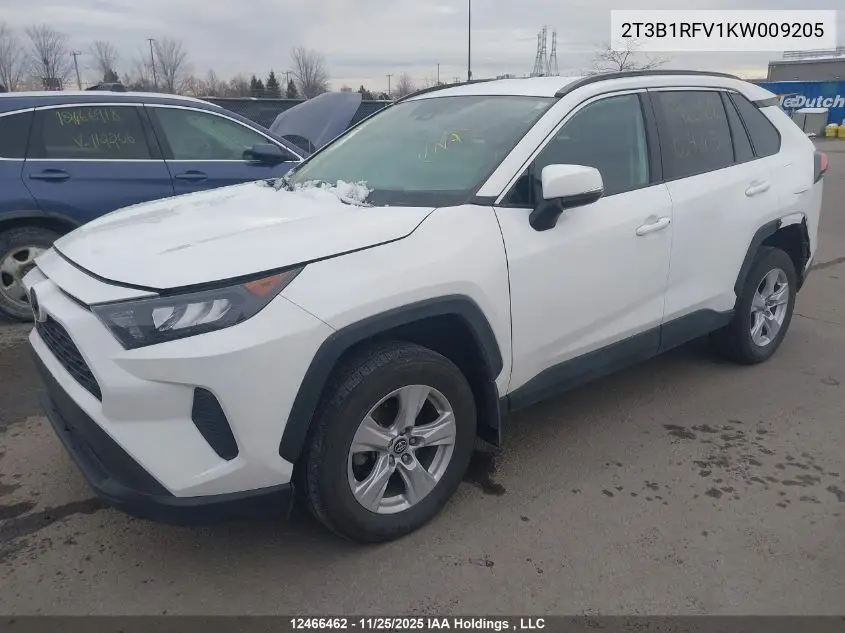2T3B1RFV1KW009205 2019 Toyota Rav4 Le