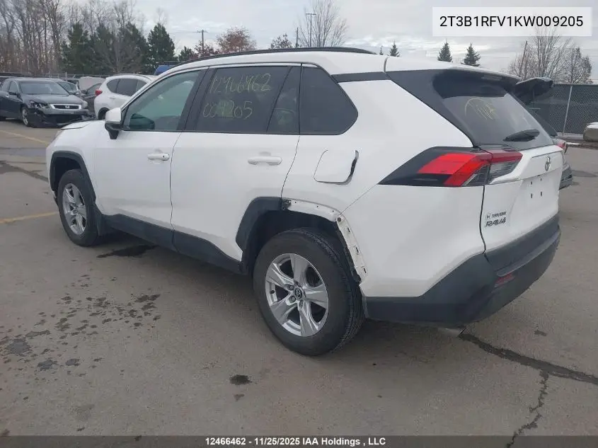 2T3B1RFV1KW009205 2019 Toyota Rav4 Le