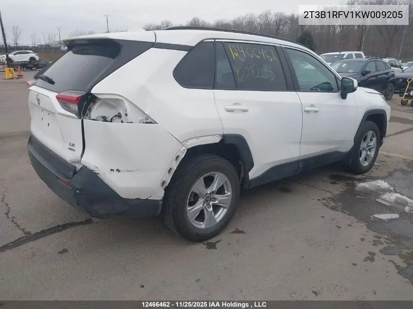 2T3B1RFV1KW009205 2019 Toyota Rav4 Le