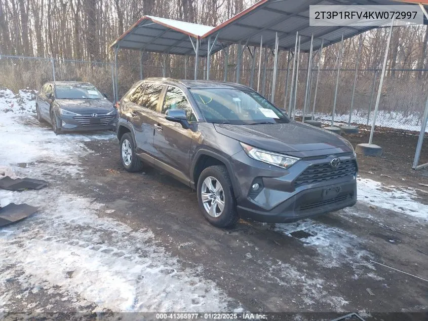 2T3P1RFV4KW072997 2019 Toyota Rav4 Xle