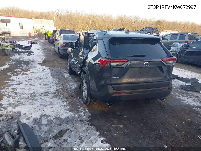 2T3P1RFV4KW072997 2019 Toyota Rav4 Xle
