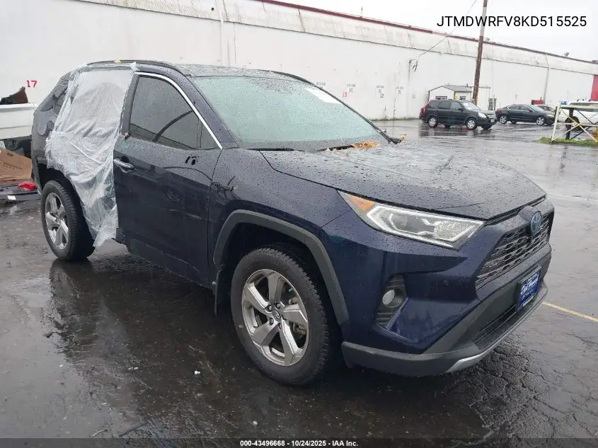 JTMDWRFV8KD515525 2019 Toyota Rav4 Hybrid Limited