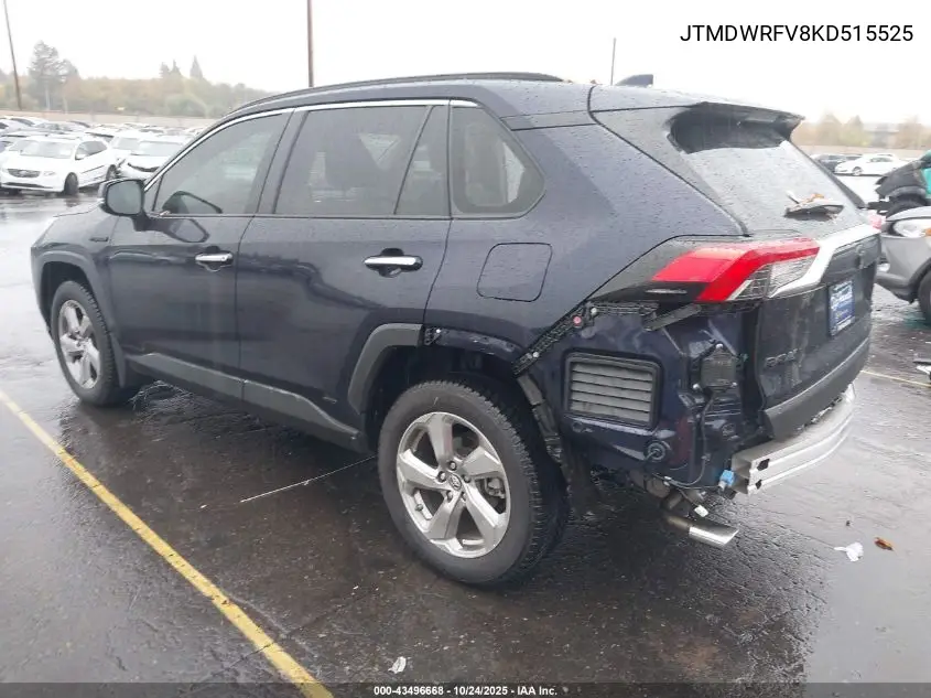 JTMDWRFV8KD515525 2019 Toyota Rav4 Hybrid Limited