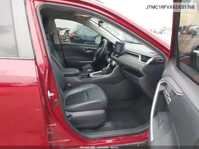JTMC1RFVXKD031768 2019 Toyota Rav4 Xle Premium