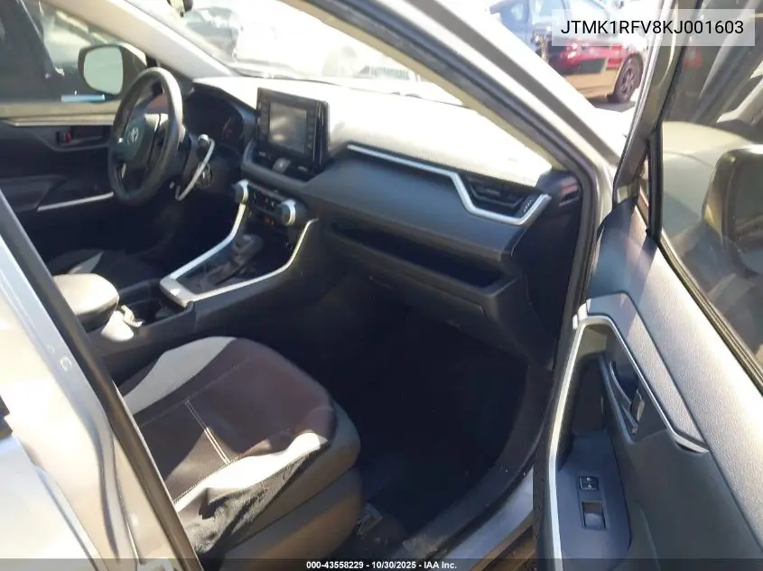 JTMK1RFV8KJ001603 2019 Toyota Rav4 Le
