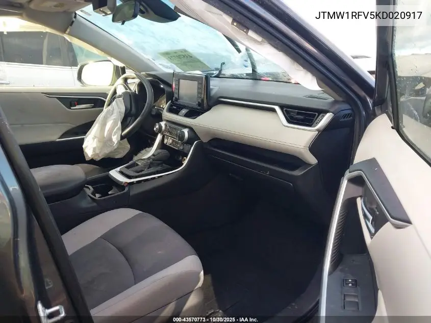 JTMW1RFV5KD020917 2019 Toyota Rav4 Xle