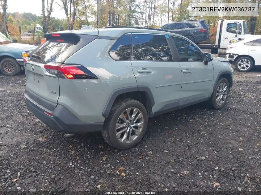 2T3C1RFV2KW036787 2019 Toyota Rav4 Xle Premium