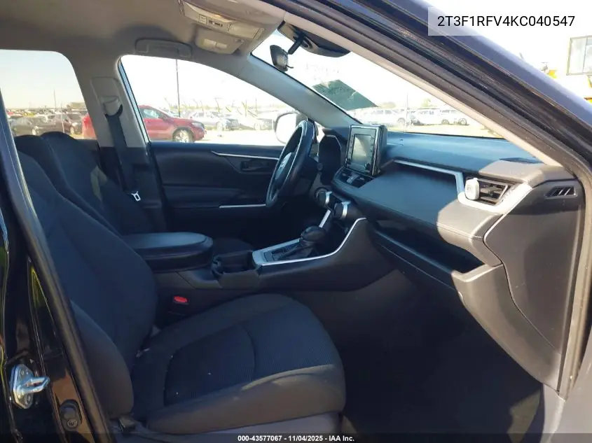 2T3F1RFV4KC040547 2019 Toyota Rav4 Le