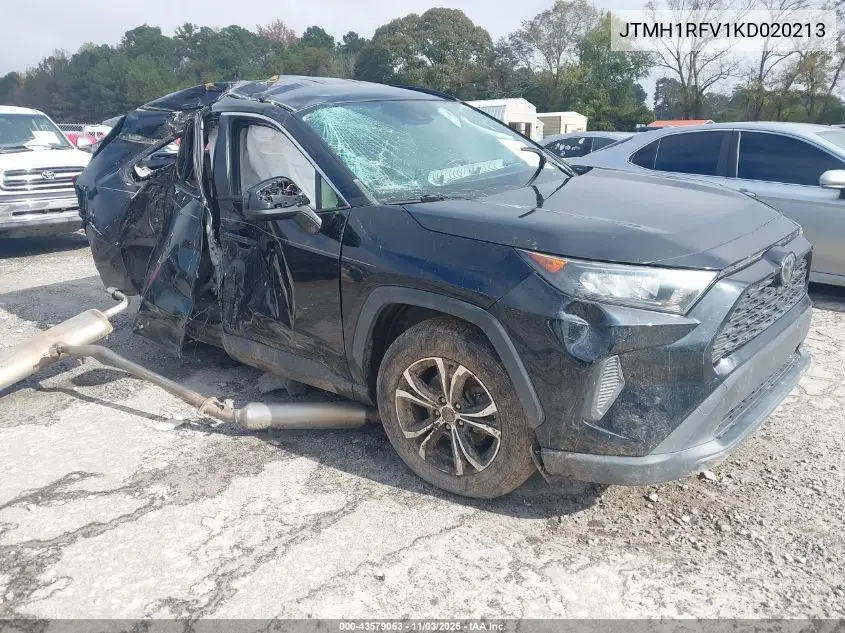 JTMH1RFV1KD020213 2019 Toyota Rav4 Le
