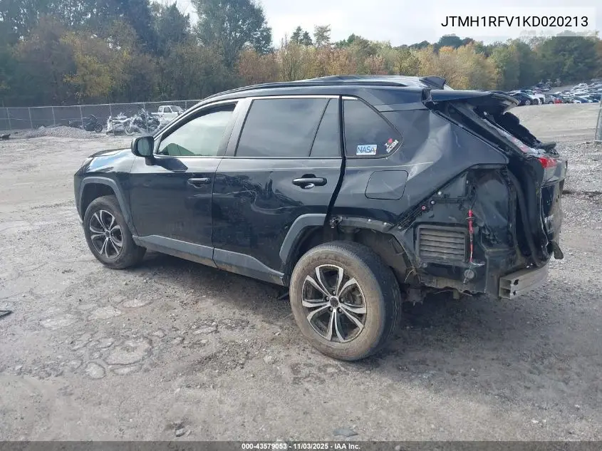JTMH1RFV1KD020213 2019 Toyota Rav4 Le