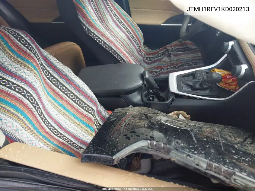 JTMH1RFV1KD020213 2019 Toyota Rav4 Le
