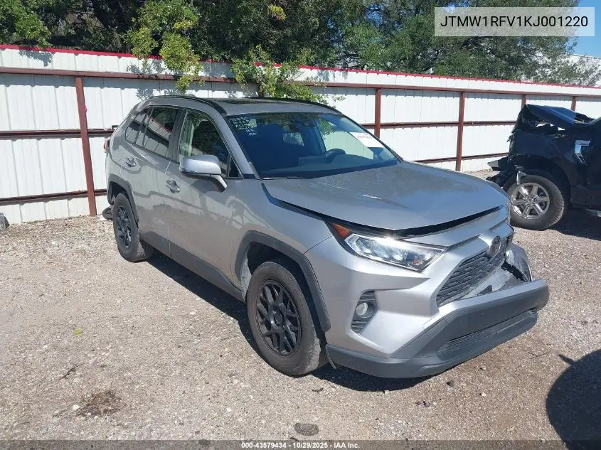 JTMW1RFV1KJ001220 2019 Toyota Rav4 Xle