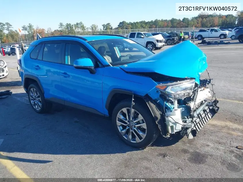 2T3C1RFV1KW040572 2019 Toyota Rav4 Xle Premium