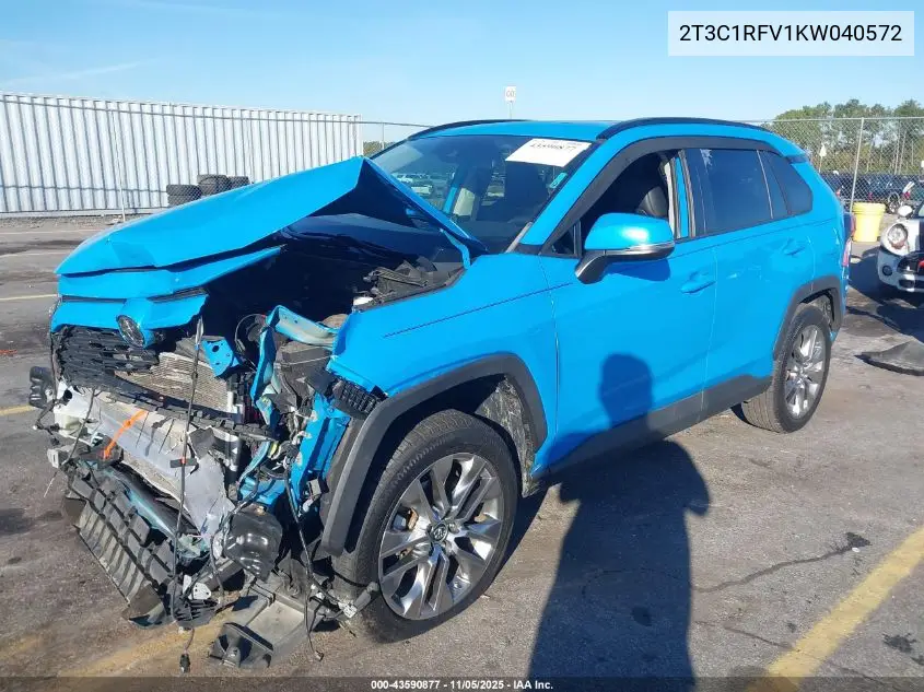 2T3C1RFV1KW040572 2019 Toyota Rav4 Xle Premium