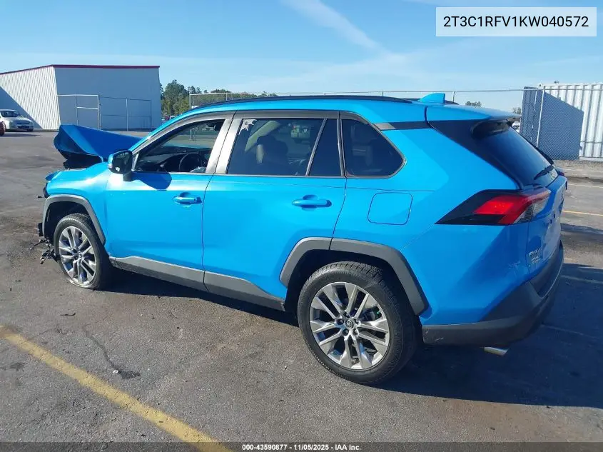 2T3C1RFV1KW040572 2019 Toyota Rav4 Xle Premium