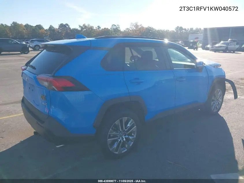 2T3C1RFV1KW040572 2019 Toyota Rav4 Xle Premium