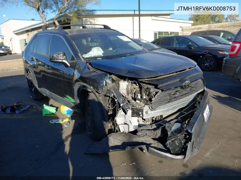 JTMH1RFV6KD008753 2019 Toyota Rav4 Le