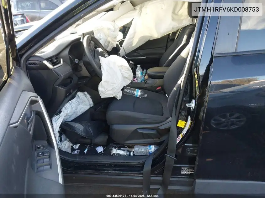 JTMH1RFV6KD008753 2019 Toyota Rav4 Le