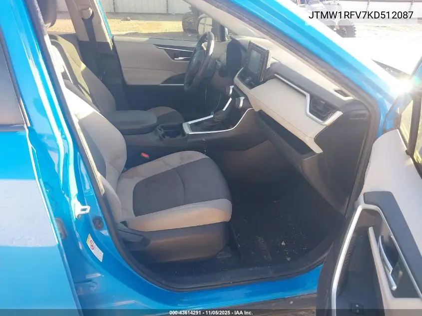 JTMW1RFV7KD512087 2019 Toyota Rav4 Xle