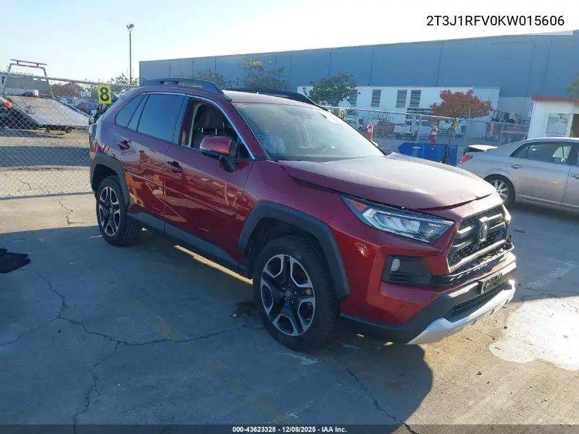 2T3J1RFV0KW015606 2019 Toyota Rav4 Adventure