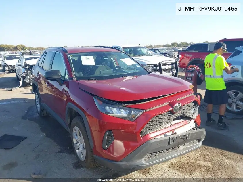 JTMH1RFV9KJ010465 2019 Toyota Rav4 Le
